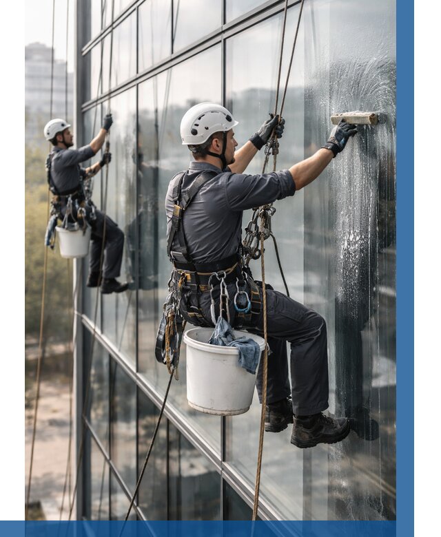 Мойка сплошного остекления в Лабинске, заказать от 322 р.| ВЫСОТНИК-Лбк