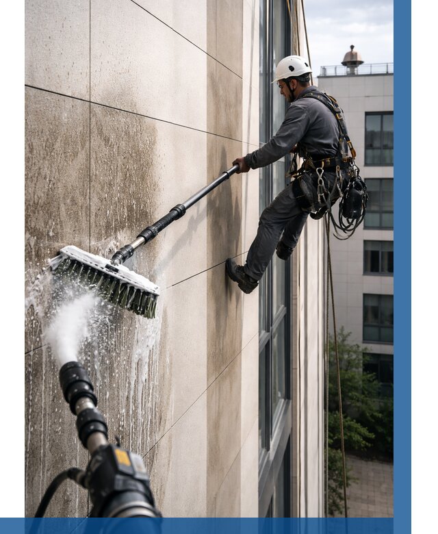 Мойка фасада из керамогранита в Лабинске от 322 р. | ВЫСОТНИК-Лбк