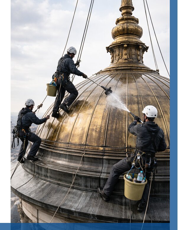 Мойка куполов и шпилей в Лабинске от 8579 р. - заказать | ВЫСОТНИК-Лбк