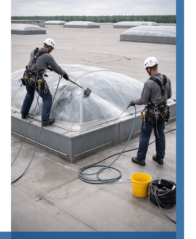 Мойка зенитных фонарей в Лабинске, заказать от 4826 р. | ВЫСОТНИК-Лбк