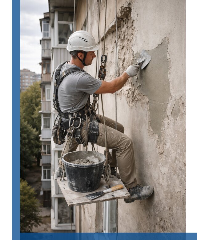 Восстановление фасадной штукатурки в Лабинске с гарантией качества