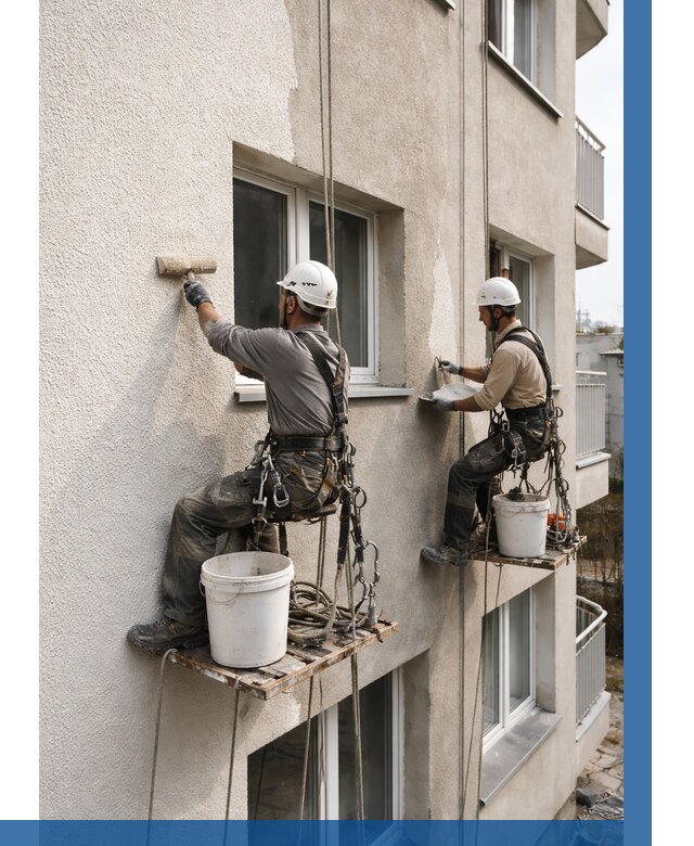 Нанесение короеда на фасад в Лабинске от 483 р. | ВЫСОТНИК-Лбк