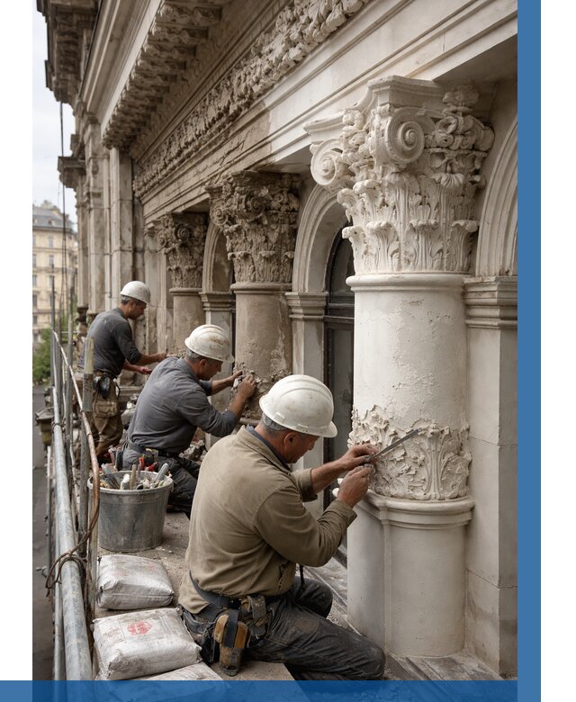 Реставрация фасадной лепнины в Лабинске от 2681 р. | ВЫСОТНИК-Лбк