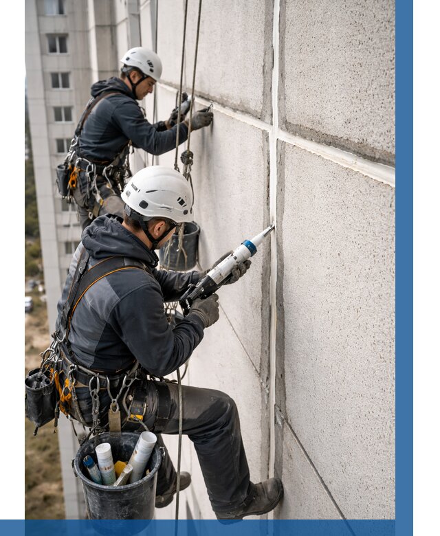 Герметизация межпанельных швов в Лабинске от 751 р. | ВЫСОТНИК-Лбк