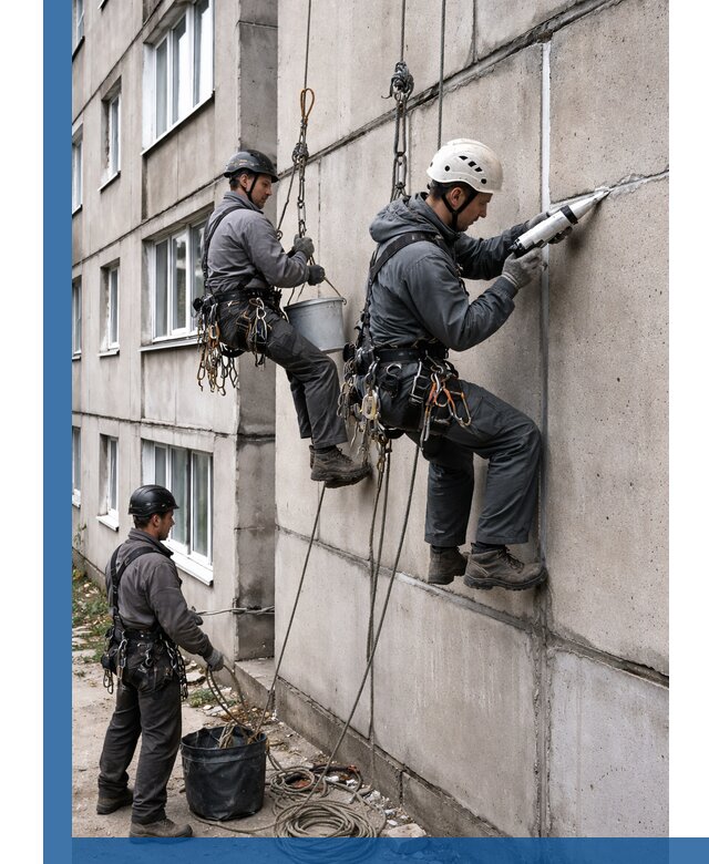 Герметизация межпанельных швов в Лабинске с гарантией герметичности