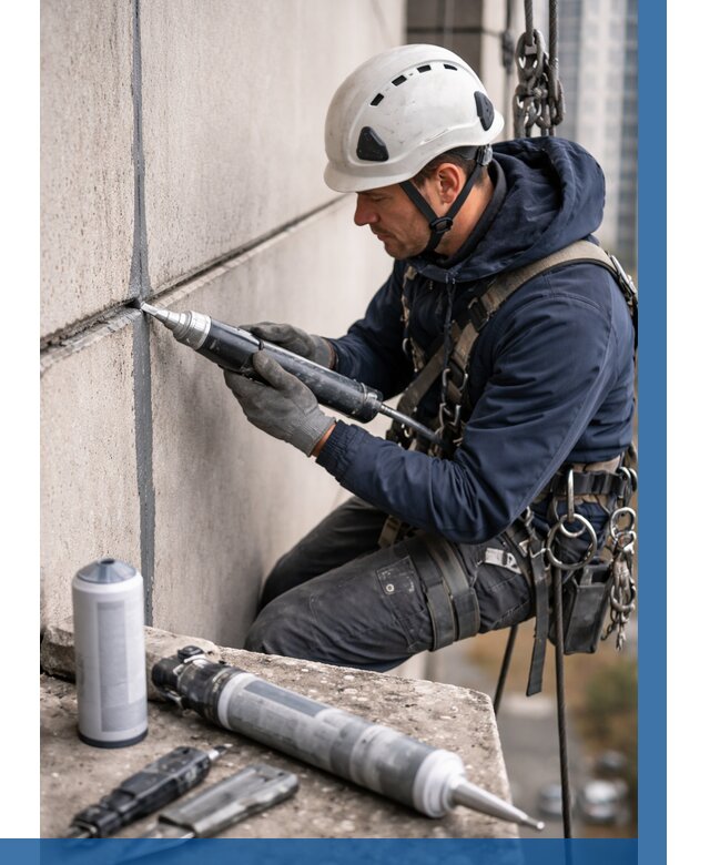 Вторичная герметизация швов в Лабинске от 483 р. | ВЫСОТНИК-Лбк