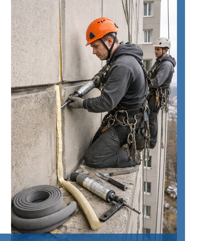 Теплый шов межпанельные швы в Лабинске от 751 р. | ВЫСОТНИК-Лбк