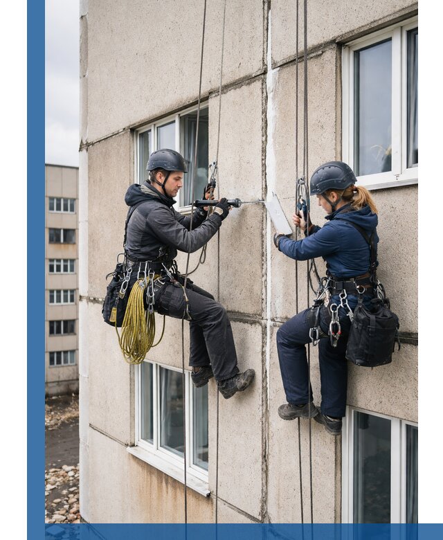 Герметизация межпанельных швов тёплым швом в Лабинске