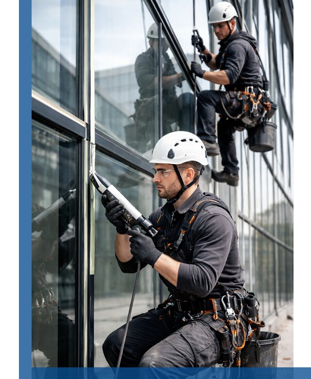 Герметизация витражных швов в Лабинске для зданий и фасадов