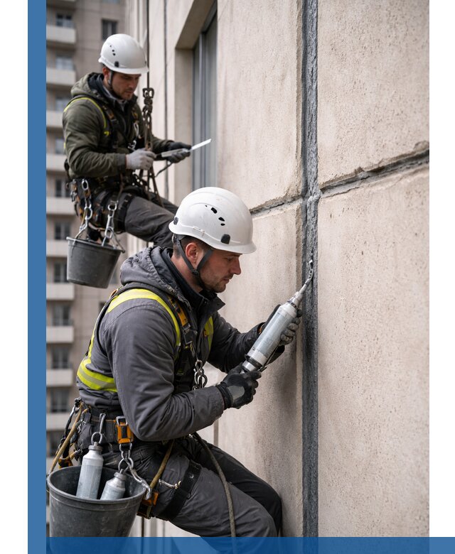 Герметизация деформационных швов фасада в Лабинске качественно