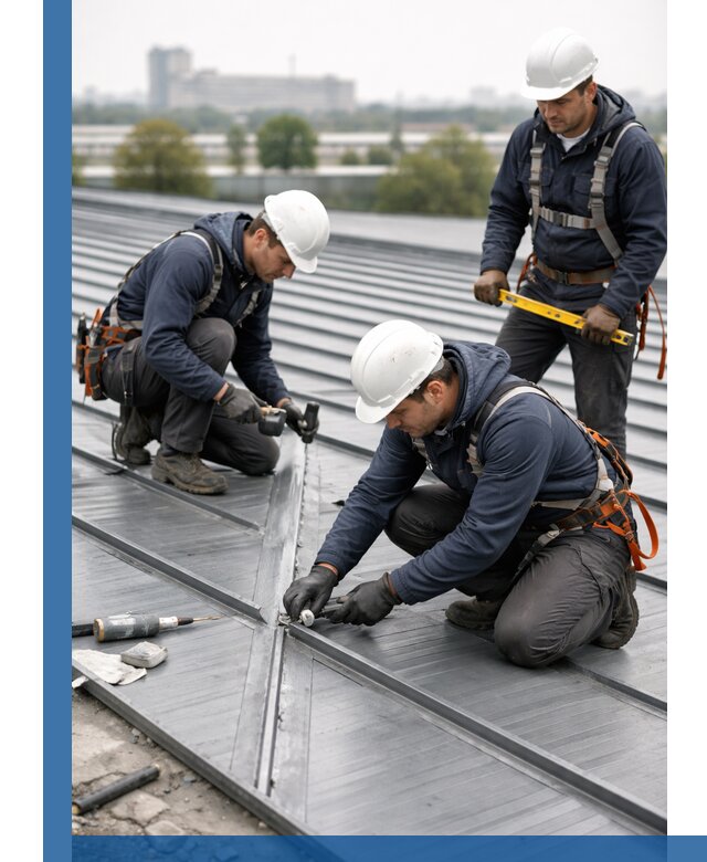 Ремонт фальцевой кровли в Лабинске срочно и качественно