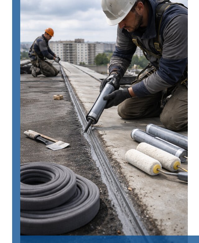 Герметизация швов кровли в Лабинске с гарантией герметичности