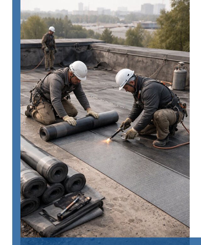 Монтаж мягкой кровли в Лабинске профессионально и надежно