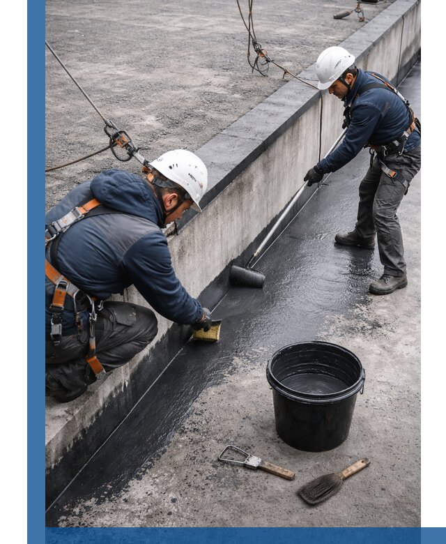 Гидроизоляция кровли жидкой резиной профессионально в Лабинске