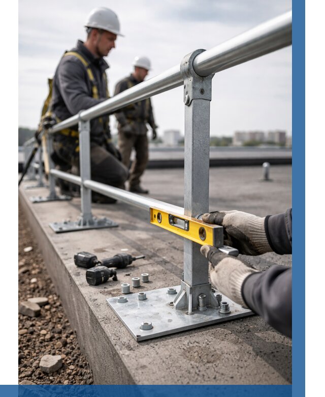 Монтаж кровельного ограждения в Лабинске от 1287 р. | ВЫСОТНИК-Лбк