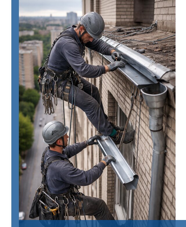 Ремонт водосточных желобов в Лабинске, быстро и качественно