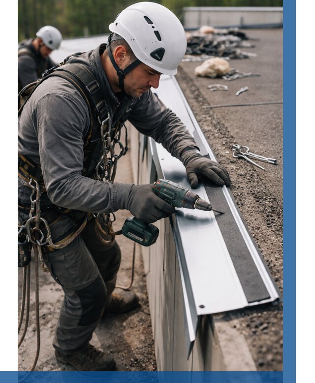 Монтаж капельника на кровле в Лабинске от 322 р. | ВЫСОТНИК-Лбк