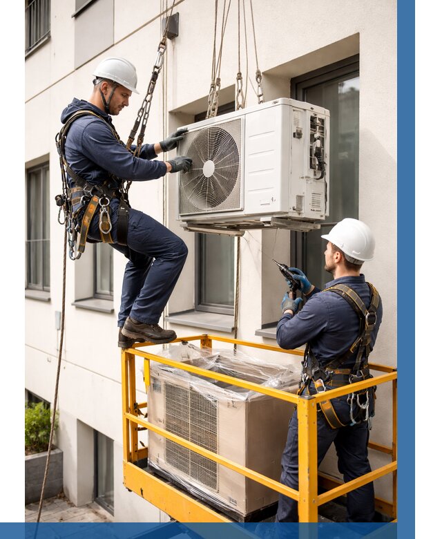 Демонтаж внешнего блока кондиционера в Лабинске от 3753 р. | ВЫСОТНИК-Лбк