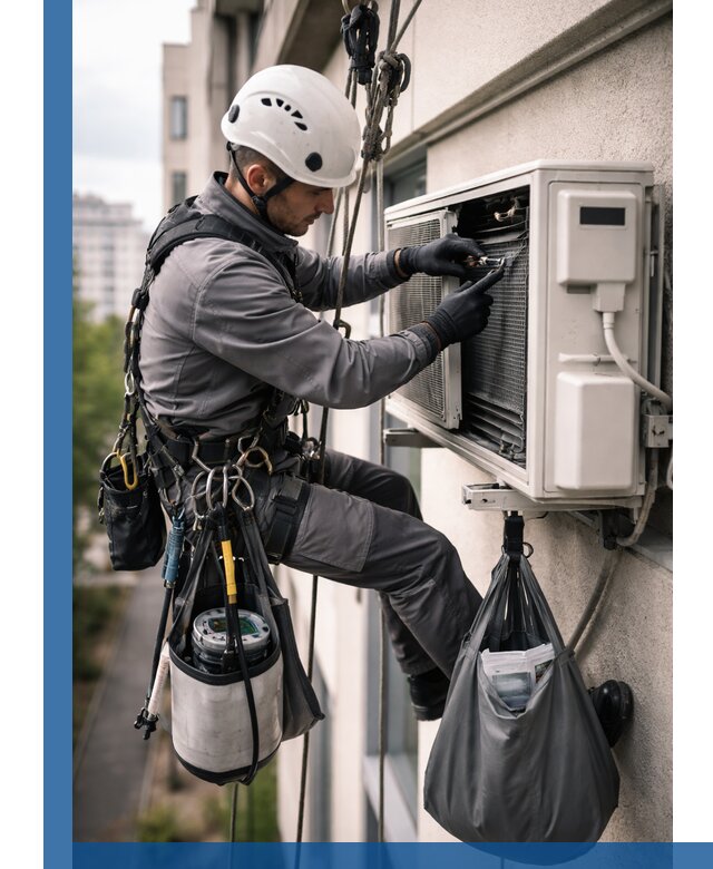 Обслуживание внешнего блока кондиционера в Лабинске профессионально