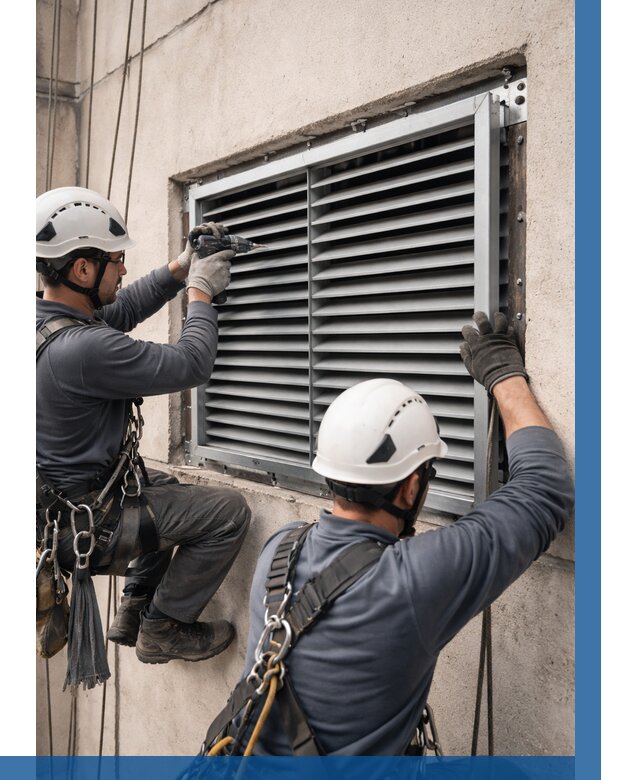 Монтаж вентиляционных решеток в Лабинске от 4826 р. | ВЫСОТНИК-Лбк