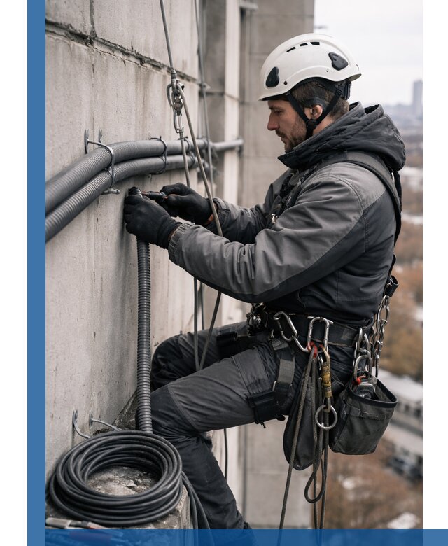 Профессиональный монтаж гофры для кабеля в Лабинске с гарантией