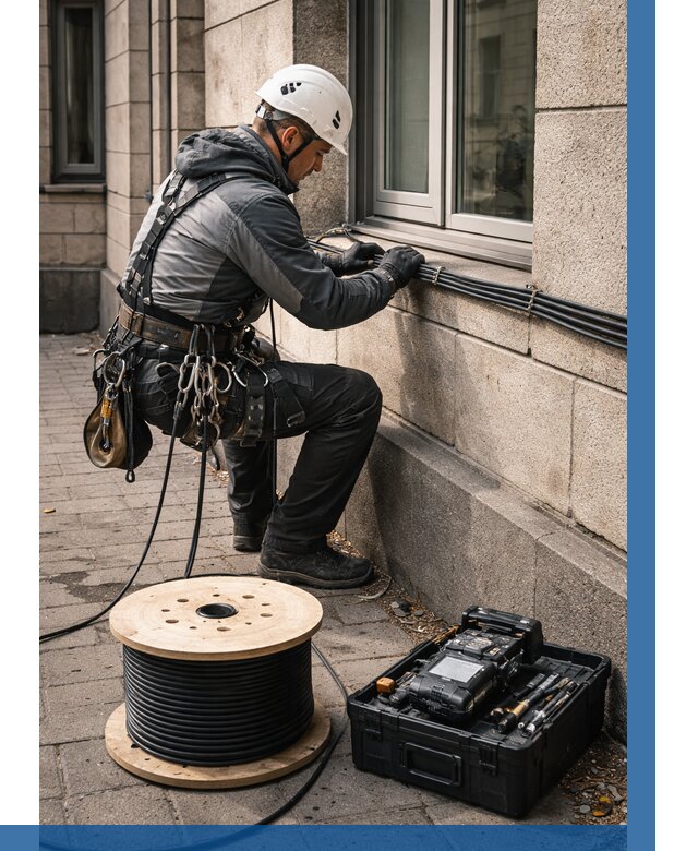 Прокладка оптоволоконного кабеля в Лабинске от 858 р. | ВЫСОТНИК-Лбк