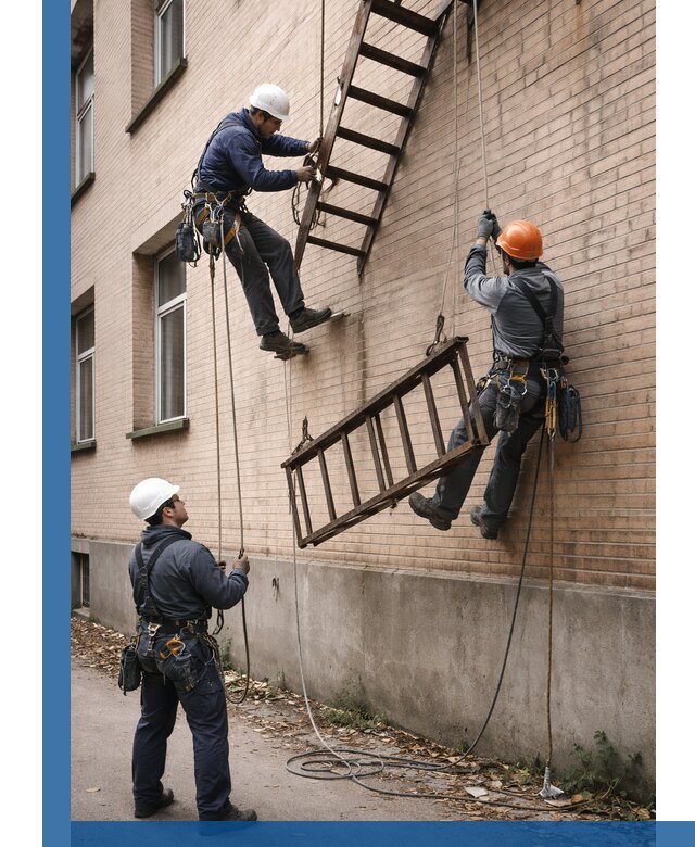 Демонтаж пожарной лестницы в Лабинске быстро и безопасно