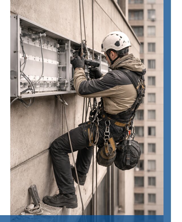 Ремонт вывески на высоте в Лабинске от 4826 р. | ВЫСОТНИК-Лбк