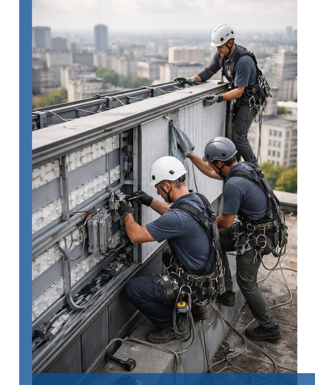 Профессиональное обслуживание крышной рекламы в Лабинске под ключ