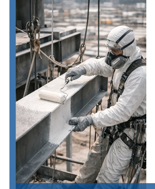 Профессиональная огнезащитная обработка металлоконструкций в Лабинске