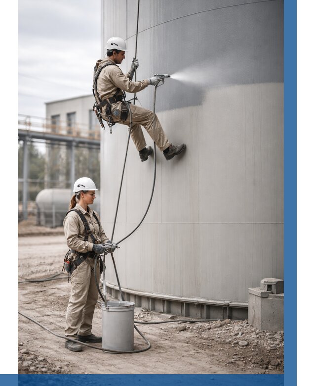 Покраска резервуаров в Лабинске от 1287 р. | ВЫСОТНИК-Лбк — заказать