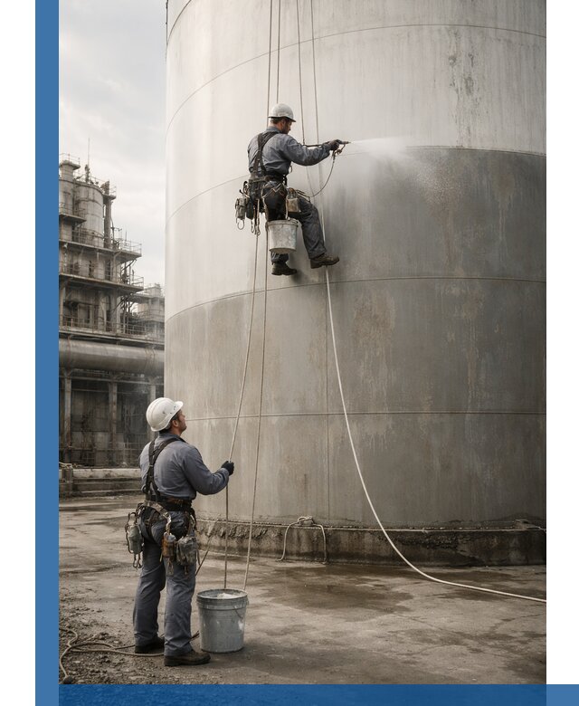 Покраска стальных резервуаров и емкостей в Лабинске профессионально