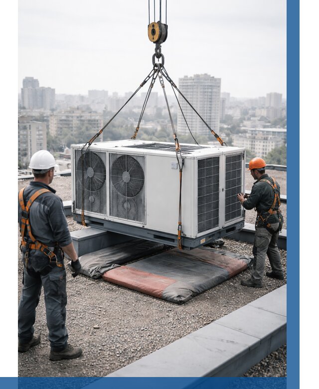 Подъем груза на крышу в Лабинске от 5362 р. | ВЫСОТНИК-Лбк заказать