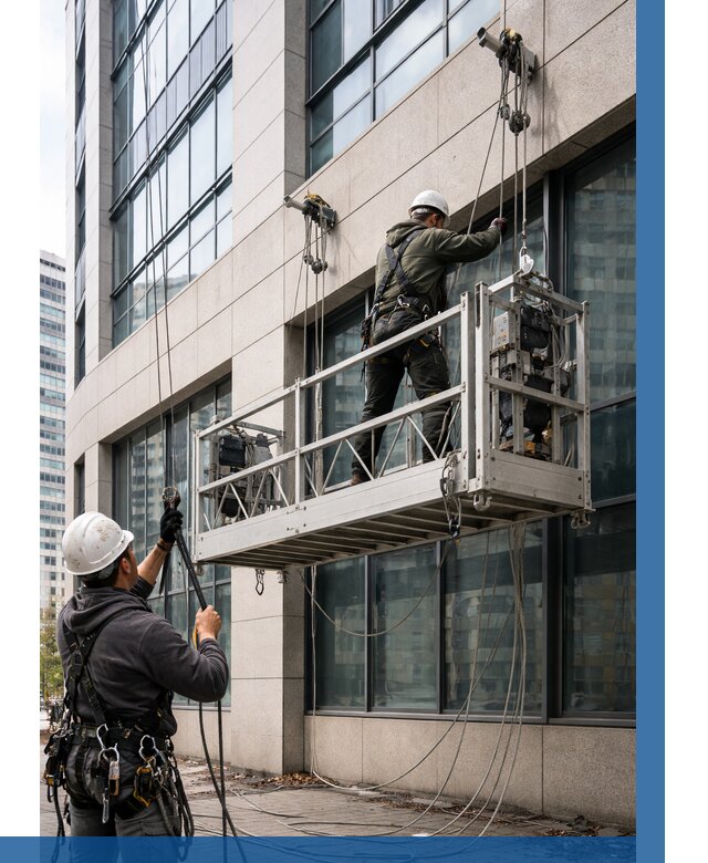 Монтаж и подъем фасадной люльки в Лабинске от 12869 р. | ВЫСОТНИК-Лбк
