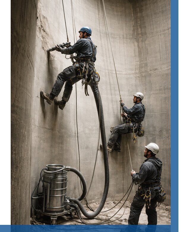 Зачистка силосов в Лабинске от 4826 р. Договор и смета ВЫСОТНИК-Лбк