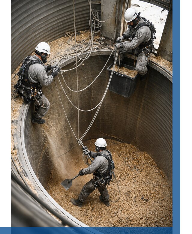 Чистка зерновых бункеров в Лабинске от 12869 р. | ВЫСОТНИК-Лбк