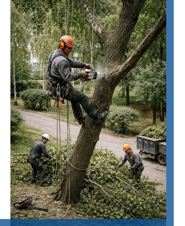 Кронирование деревьев в Лабинске от 6971 р. | ВЫСОТНИК-Лбк