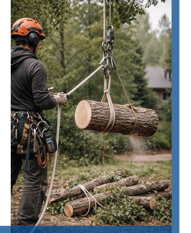 Валка деревьев частями в Лабинске от 8043 р. | ВЫСОТНИК-Лбк