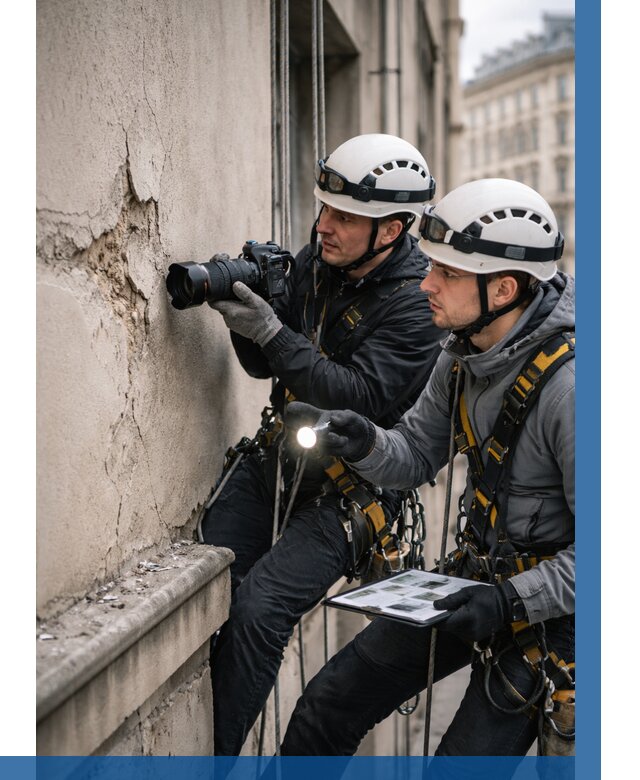 Фотофиксация дефектов фасада в Лабинске от 4826 р. | ВЫСОТНИК-Лбк