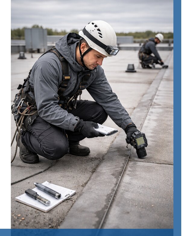 Обследование кровли на протечки в Лабинске от 4826 р. | ВЫСОТНИК-Лбк