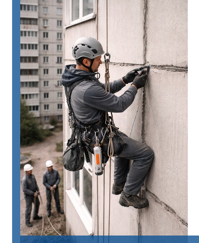 Обследование межпанельных швов и герметизация в Лабинске