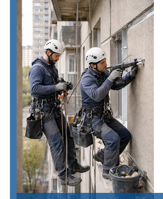 Промышленные альпинисты высотные работы и монтаж в Лабинске